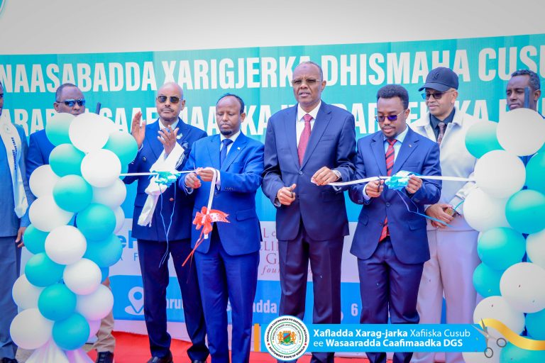 Munaasabad heer sare ah oo lagu daahfurayay xarunta cusub ee Wasaaradda Caafimaadka Dowladda Koonfur Galbeed Soomaaliya ayaa ka qabsoontay Magaalada Baydhaboee caasimada KMG DKGS.